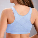 Front hooks, stretch-lace, super-lift, and posture correction ALL IN ONE BRA!