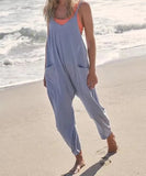 Wide Leg Jumpsuit With Pockets