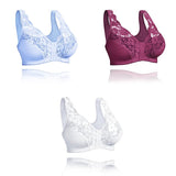 Front hooks, stretch-lace, super-lift, and posture correction ALL IN ONE BRA!