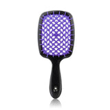 Hot_ New Hair comb Detangling TangledHair Brush Hollow Out MassageCombs Anti-static Hair Comb