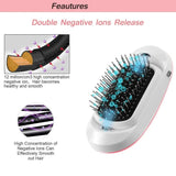 Portable Ionic Pro Brush Visibly Shiny Hair Smoothens Split Ends