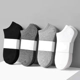 Men's Solid Color Breathable Comfortable Casual Socks