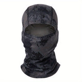 Camouflage Balaclava Cap for Outdoor Sports Hiking and Cycling Sun Protection and Moisture-Wicking Headwear