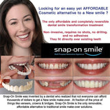 👨‍⚕Adjustable Snap-On Dentures (Upper & Lower Teeth/Set)😁