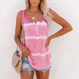 🔥Summer Tie-Dye Striped Sleeveless Tank Top