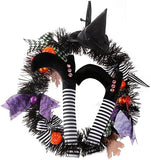 🎃Halloween Early Sale - Witch Wreath & Bewitched Broomstick Wreath