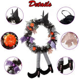 🎃Halloween Early Sale - Witch Wreath & Bewitched Broomstick Wreath