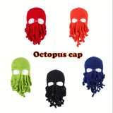 Outdoor Cycling Hat, Breathable Handmade Octopus Hat For Men And Women