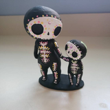 Sugar Skull Couple Figurine