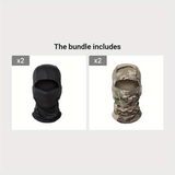 Camouflage Balaclava Cap for Outdoor Sports Hiking and Cycling Sun Protection and Moisture-Wicking Headwear