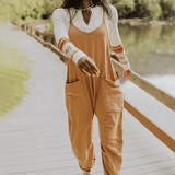 Wide Leg Jumpsuit With Pockets