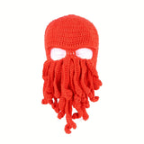 Outdoor Cycling Hat, Breathable Handmade Octopus Hat For Men And Women