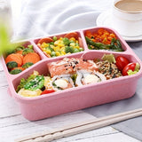 1pc Leak-Proof Microwave Bento Lunch Box for Teens and Adults - Durable and Microwave Safe - Perfect for Picnics, School, Canteen, and Work - Hand Wash Required