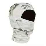 Camouflage Balaclava Cap for Outdoor Sports Hiking and Cycling Sun Protection and Moisture-Wicking Headwear