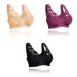 Front hooks, stretch-lace, super-lift, and posture correction ALL IN ONE BRA!