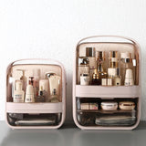 Back To College Fashion New Makeup Organizer Large Capacity Waterproof and Dustproof Bathroom Cosmetic Storage Box Desktop Beauty Storage Drawer