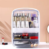 Back To College Fashion New Makeup Organizer Large Capacity Waterproof and Dustproof Bathroom Cosmetic Storage Box Desktop Beauty Storage Drawer