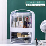 Back To College Fashion New Makeup Organizer Large Capacity Waterproof and Dustproof Bathroom Cosmetic Storage Box Desktop Beauty Storage Drawer