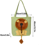 Cute Lion-Shaped Shoulder Bag Portable Pet Carrying Chest Bag for Small Dogs and Cats Pet SuppliesCute Lion-Shaped Shoulder Bag Portable Pet Carrying Chest Bag for Small Dogs and Cats Pet Supplies