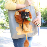 Cute Lion-Shaped Shoulder Bag Portable Pet Carrying Chest Bag for Small Dogs and Cats Pet SuppliesCute Lion-Shaped Shoulder Bag Portable Pet Carrying Chest Bag for Small Dogs and Cats Pet Supplies