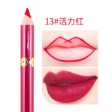 Alkyi cloth embroidered lip line pen 13 color matte waterproof non-jet velvet red pen makeup manufacturers wholesale