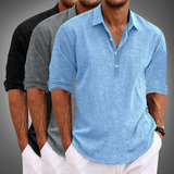 🌞Summer promotion 50% OFF🔥William Roberts Classic Linen Shirt🔥Buy 2 Get 1 Free & Free Shipping