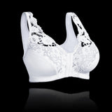 Front hooks, stretch-lace, super-lift, and posture correction ALL IN ONE BRA!