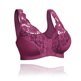 Front hooks, stretch-lace, super-lift, and posture correction ALL IN ONE BRA!