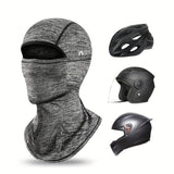 Cooling Ice Silk Sunscreen Windproof Full Face Mask for Cycling and Motorcycle Riding - Breathable Neck Warmer for Men and Women