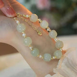 🎁Mother's Day Special Sale 30% OFF💕 Hetian Jade Elegant Temperament Bracelet🌸Buy 2 Free Shipping