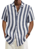 Men's Simple Everyday Striped Casual Shirt