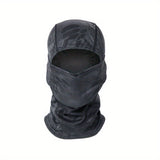 Camouflage Balaclava Cap for Outdoor Sports Hiking and Cycling Sun Protection and Moisture-Wicking Headwear