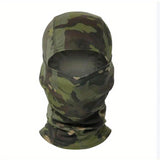 Camouflage Balaclava Cap for Outdoor Sports Hiking and Cycling Sun Protection and Moisture-Wicking Headwear