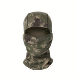 Camouflage Balaclava Cap for Outdoor Sports Hiking and Cycling Sun Protection and Moisture-Wicking Headwear