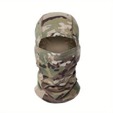 Camouflage Balaclava Cap for Outdoor Sports Hiking and Cycling Sun Protection and Moisture-Wicking Headwear