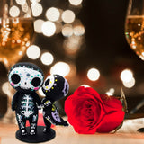 Sugar Skull Couple Figurine