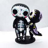 Sugar Skull Couple Figurine