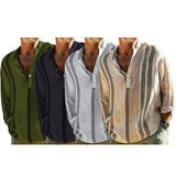LAST DAY 30% OFF - 2023 Men's Linen Henley Casual Shirt