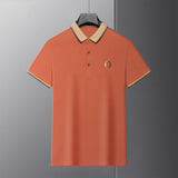 Men's breathable business polo shirt