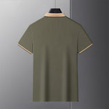 Men's breathable business polo shirt